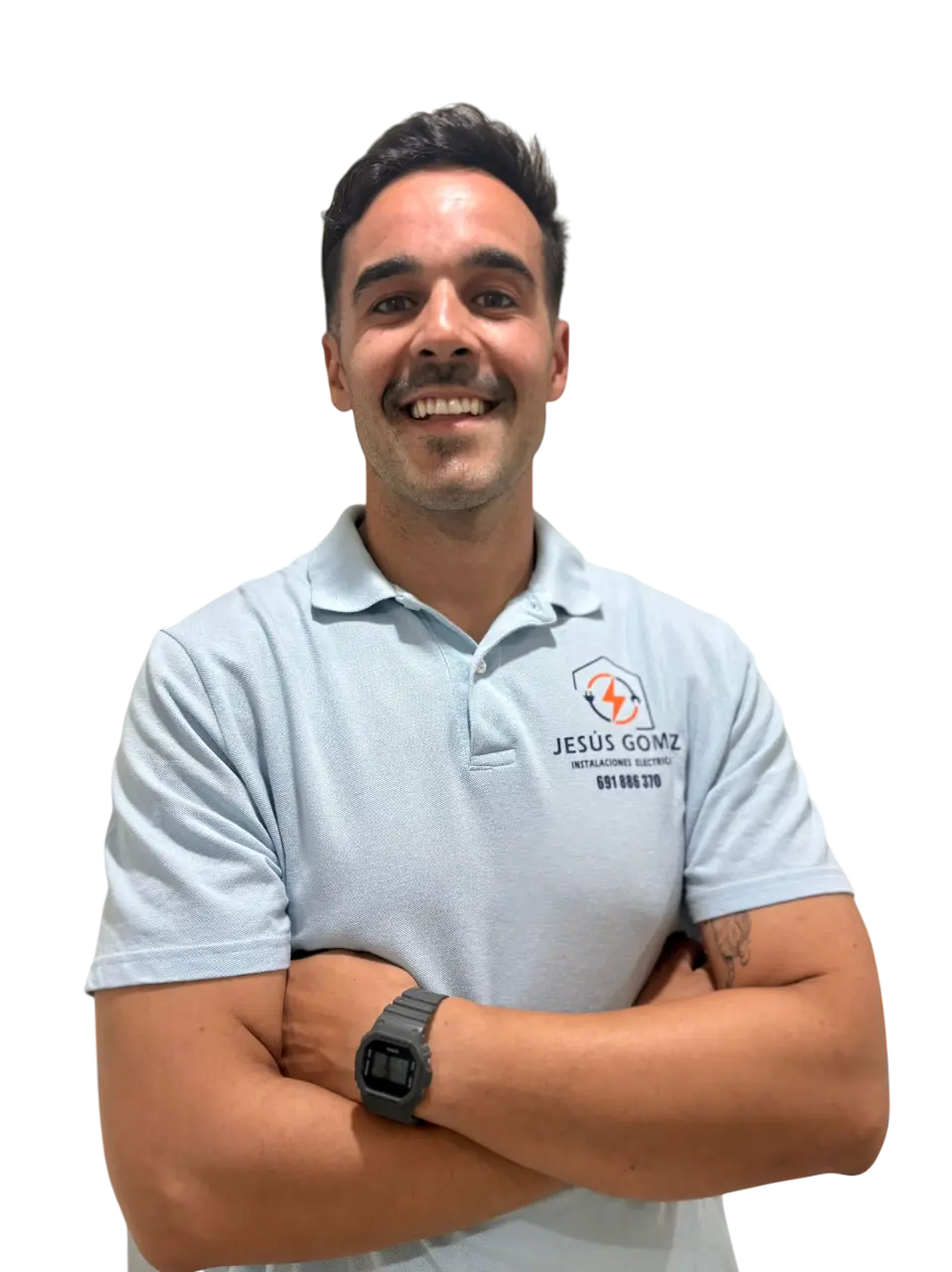 CEO de Instalaciones eléctricas Jesús Gómez, encargado de todas las operaciones.